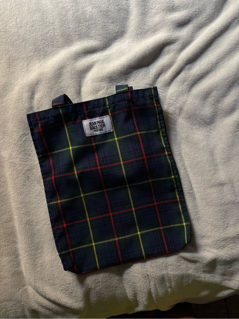 Jean Paul Gaultier Plaid Tote Bag